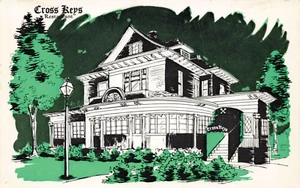 Postcard Cross Keys Fort Worth's Premier Restaurant Texas TX - Picture 1 of 2