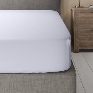 Bamboo-Cotton Blended Fitted Sheet Only Silky Soft 16" Deep Pocket Bottom Sheets