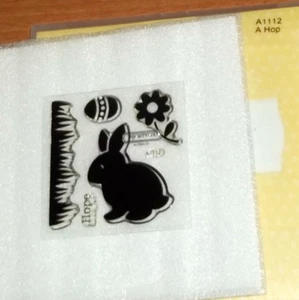 CTMH A1112 A HOP ~ CHOCOLATE BUNNY, EASTER EGG, GRASS - Picture 1 of 1