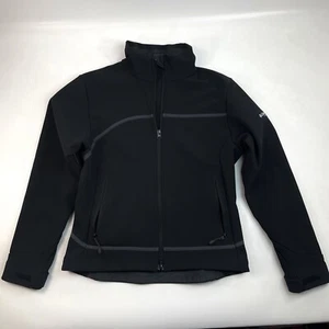 Columbia Sportwear Titanium Black Zip Up Moto Biker Jacket Women’s Size M - Picture 1 of 13