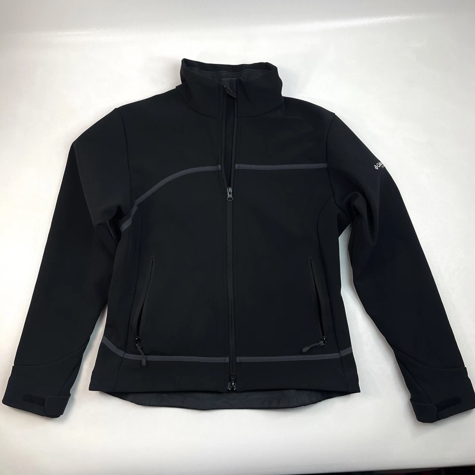 Columbia Sportwear Titanium Black Zip Up Moto Biker Jacket Women’s Size M - Image 1 of 4