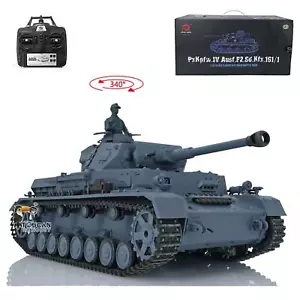 On Sale Henglong 1/16 2.4G 7.0 Plastic BB IR RC Tank Model RTR Panzer IV F2 3859 - Picture 1 of 12