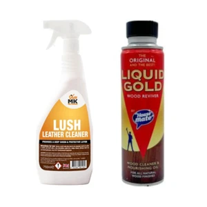 Leather Wood restorer. Indoor Outdoor Use. Revive protect colour, shine, lustre - Picture 1 of 5