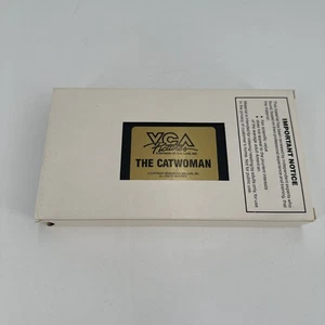 John Leslie's The Catwoman VHS Screener Box Rare Cult Classic White Box - Picture 1 of 3