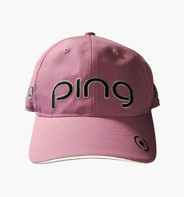 Gorra de golf Ping 110 One Ten para mujer talla única con tirantes Flex Fit Tech púrpura claro Foto 1 de 4
