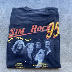 Rare Vintage 90s Maxis Sim Rock video game shirt Glam Rock Gamer EA Large - Picture 1 of 7