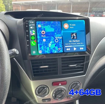 Radio estéreo para coche Android 15 Apple CarPlay GPS 64 GB para Subaru Forester 2008-2012 Foto 1 de 4