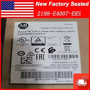 NUEVO Servoaccionamiento Clase 2198-E4007-ERS Allen Bradley Kinetix 5100 400V Sellado - Imagen 1 de 4