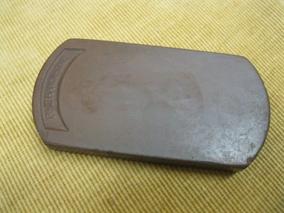 Antique PIKE Pick A Pike NH Handihone USA Sharpening Stone 4” X 2” Palm Fit - Image 1 of 4