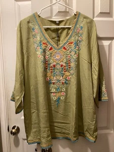 Women’s Embroidered Top Xl - Picture 1 of 5
