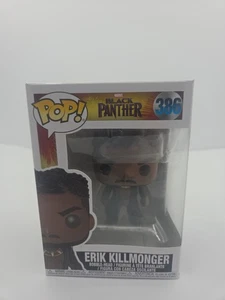 Figura de vinilo Funko Pop Marvel Erik Killmonger con cicatrices #386 en muy buena condición Black Panther - Imagen 1 de 6