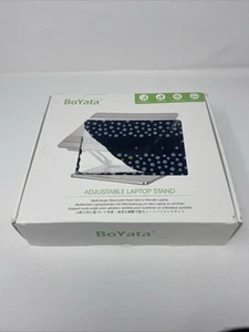 BoYata Laptopständer für Schreibtisch, verstellbarer Computerständer mit 360° drehbarem Standfuß - Bild 1 von 4