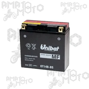 CT14B-BS BATTERIA MOTO ORIGINALE UNIBAT 12AH 210A YUASA CT14B-BS = YT14B-BS - Imagen 1 de 1