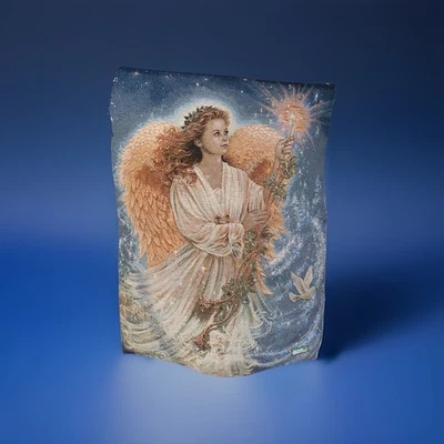Dona GelSinger Stardust Angel Christmas Tapestry Art -Vintage Lights & Sounds! - Image 1 of 4