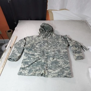 Chaqueta Top Tru Spec Parka Para Hombres Grande Regular ACU Digital Camuflada H2O ECWCS Nylon - Imagen 1 de 10