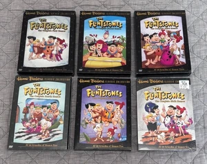 The Flintstones Season 1 2 3 4 5 6 DVD Lot Complete Series Fred Flintstone - Picture 1 of 4