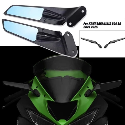Adjustable ninja500 For KAWASAKI NINJA 500 SE 2024 2025 New Rearview Mirrors - Image 1 of 4