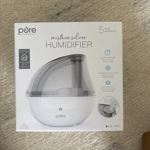 Pure Enrichment Mistaire Silver Ultrasonic Cool Mist Humidifier, 1.5L Tank - Picture 1 of 1