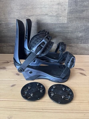 Union Atlas Snowboard Bindings Men's Size Large Metallic Grey 2023 - Image 1 of 4