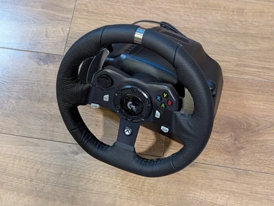 Wheel ONLY Logitech G920 Driving Force steering racing wheel for Xbox PC READ - Image 1 of 4