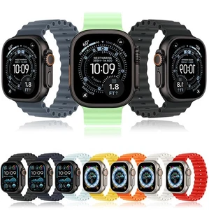 For Apple Watch Ultra 3 2 49mm Sport Ocean Band 44/45/46mm Series 11 10 9 8 7 SE - Picture 1 of 26