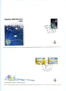 Aruba 2 FDCs Felsbrücken + Express Mail Service 1992/93 AR-1 - Bild 1 von 1