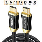 HDMI Cable Lag-Free High Speed 18Gbps, ARC, Gold-Plated for 4K TV/PS4/Pro 3D Lot