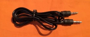 1M Cable Lead 3.5mm Male Jack to 3.5mm Male Jack Black - Picture 1 of 3