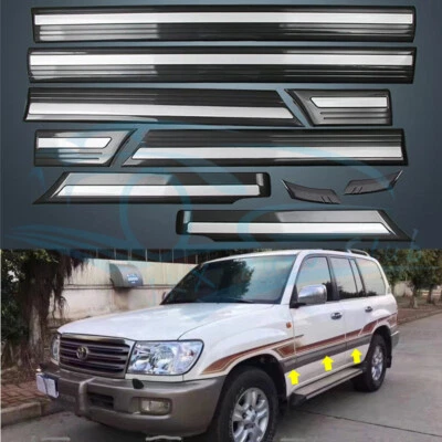 Серая молдинговая полоска отделка боковой двери кузова x для Toyota Land Cruiser LC100 1998-07 - Изображение 1 из 4