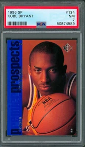 1996-97 Upper Deck SP KOBE BRYANT #134 Rookie Card Lakers HOF RC Near Mint PSA 7 - Picture 1 of 2