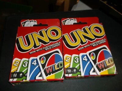 NEW UNO CARD GAMES  (GREAT FOR GIFT GIVING )   X  2 - Image 1 of 4