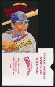1994 Donruss DIAMOND KINGS (JUMBO) -#13 BOBBY BONILLA (Mets) #03074/10,000