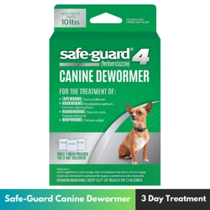 Safe-guard Canine Dewormer For small dogs 8-in-1 Puppy Tapeworm Worm Medicine - Picture 1 of 2