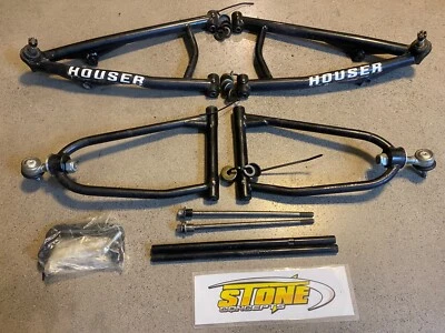 HOUSER LONG TRAVEL XC A-ARM SET YAMAHA YFZ450R YFZ 450R GNCC LTR450 BALL JOINTS - Image 1 of 4