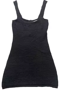 Free People Dress Womens Small Black Tank Back Button FP Beach Viscose Mini - Picture 1 of 9