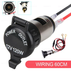 12V Car Cigarette Lighter Power Socket Plug Outlet Lighter Plug Socket Accessory - Picture 1 of 13