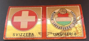 PANINI CALCIATORI 1969 70 SCUDETTO SVIZZERA UNGHERIA  CON VELINA - Imagen 1 de 2