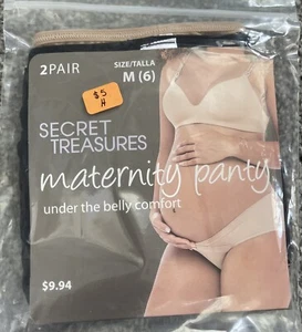 New Women’s 2 Pack Maternity Underwear Size: Medium (6) - Picture 1 of 2