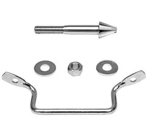 1965~1966 Mustang Hood Latch Pin & Safety Catch w/ Nut & Washer Dynacorn - Picture 1 of 1