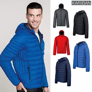 Kariban Lightweight Warm Hooded Padded Jacket (K6110) - Bubble Hooded Jacket - Picture 1 of 7