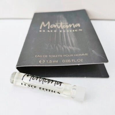 Montana Black Edition Pour Homme EDT - Frasco de muestra de 1,5 ml / 0,05 oz Foto 1 de 4