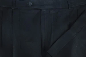 Ballin Classic Men's Black All Season Wool Pleated Dress Pants 36 x 30 * - Picture 1 of 3