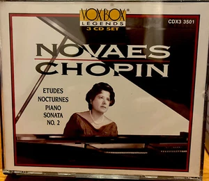 Piano: Guiomar Novaes Plays Chopin CD 2007 3 Discs Vox Etudes Nocturnes Sonata 2 - Bild 1 von 2