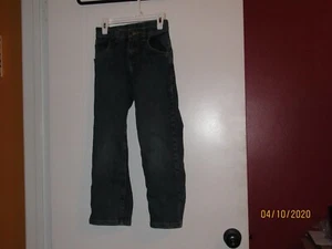 Wrangler: Boys Size 8 Regular Blue Jeans With Adjustable Waist Band - Picture 1 of 3