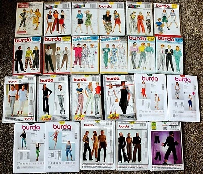 U PICK! Misses/PLUS PANTS TOPS SHORTS JUMPSUITS ~ Sz 6-40 UC/FF~ Burda - Image 1 of 3