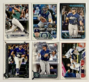 Lote Cal Raleigh 2022 Topps Serie 1 Rookie Bowman RC 2023 Future Stars Mariners - Imagen 1 de 6