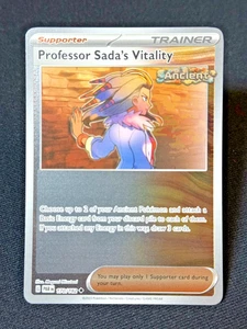 Professor Sada's Vitality 170/182 Reverse Holo - SV04: Paradox Rift Pokémon TCG - Picture 1 of 2