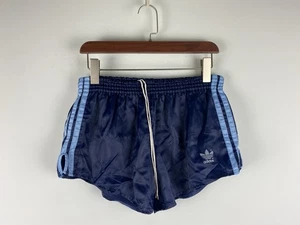 Pantalones Cortos De Colección Adidas Años 80 Alemania Occidental Azul Nailon Correr Fútbol Talla S/M - Imagen 1 de 16