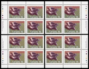 CANADA - Scott #1172Ag - 46c Wolverine - Matched Set - 1990 - CV 140$ - Picture 1 of 1