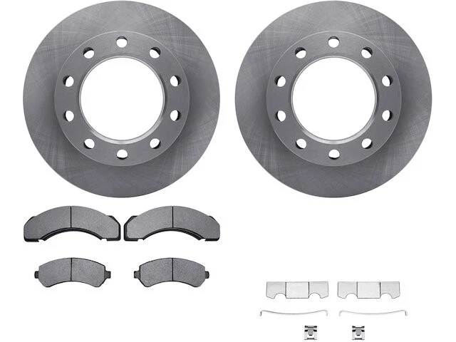 Rear Brake Pad and Rotor Kit For 94-02 Chevy GMC C3500 C3500HD JT59Z9 - Image 1 of 1